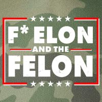 F Elon and the Felon Legacy Tie Dye Trucker Hat