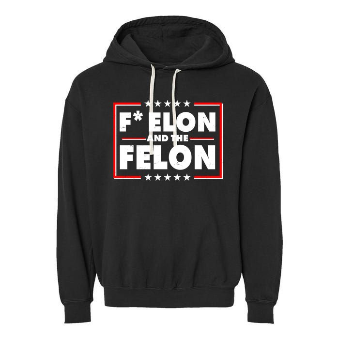F Elon and the Felon Garment-Dyed Fleece Hoodie