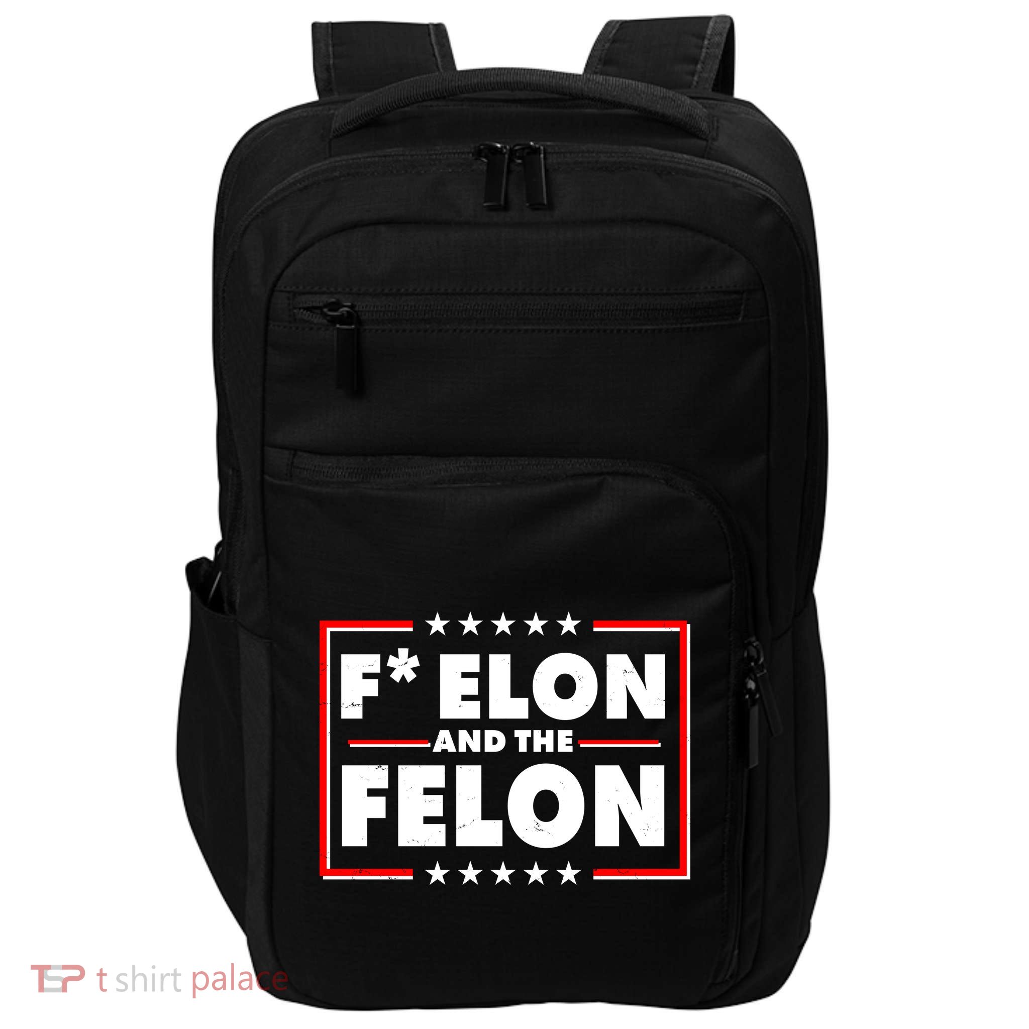 F Elon and the Felon Impact Tech Backpack