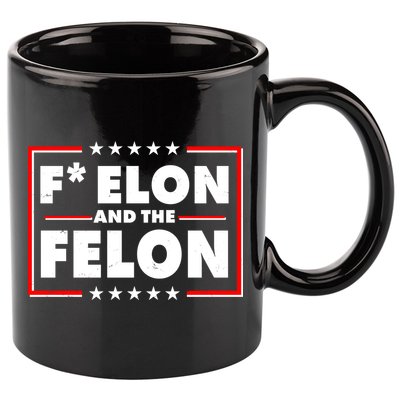 F Elon and the Felon 11oz C Handle Ceramic Mug