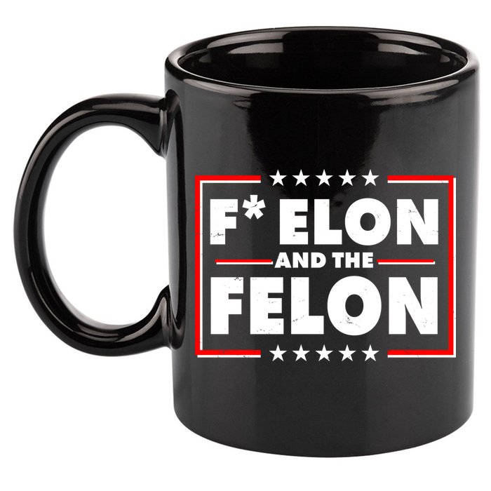 F Elon and the Felon 11oz C Handle Ceramic Mug