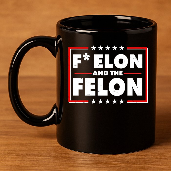 F Elon and the Felon 11oz C Handle Ceramic Mug