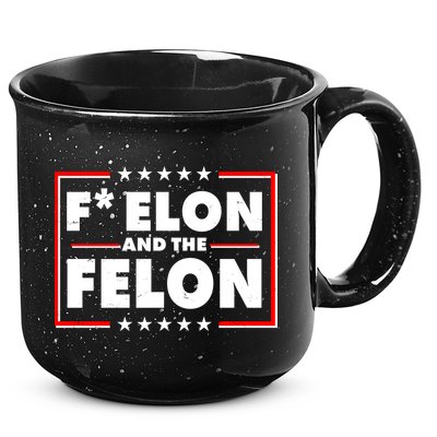 F Elon and the Felon 15oz Campfire Ceramic Mug