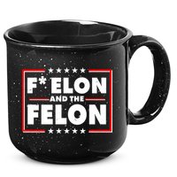 F Elon and the Felon 15oz Campfire Ceramic Mug