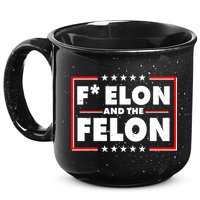 F Elon and the Felon 15oz Campfire Ceramic Mug