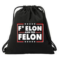 F Elon and the Felon Drawstring Bag
