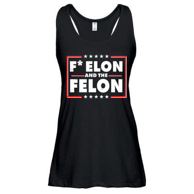 F Elon and the Felon Ladies Essential Flowy Tank