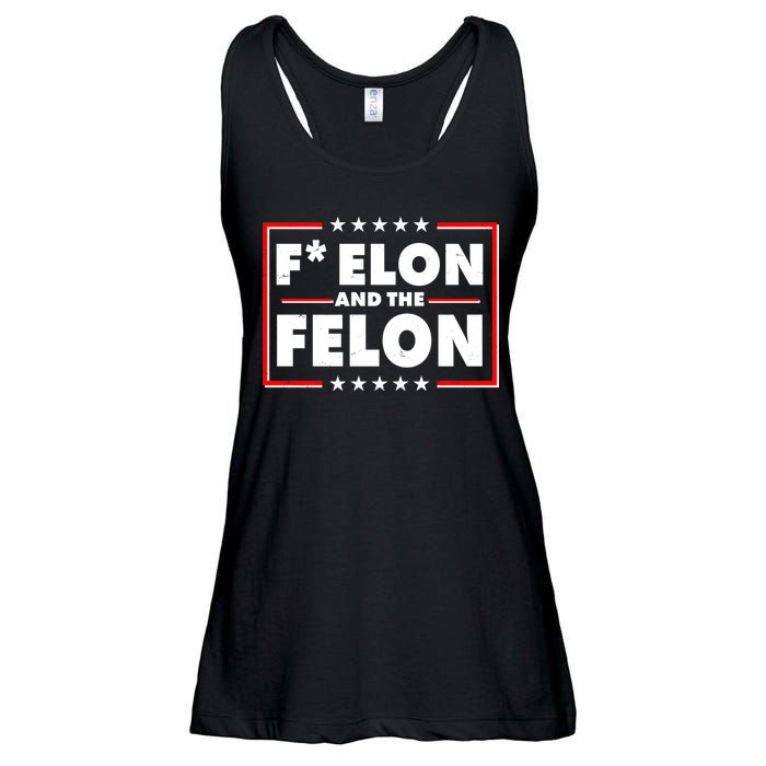 F Elon and the Felon Ladies Essential Flowy Tank