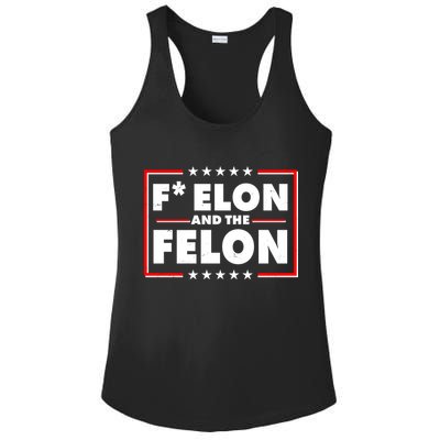 F Elon and the Felon Ladies PosiCharge Competitor Racerback Tank