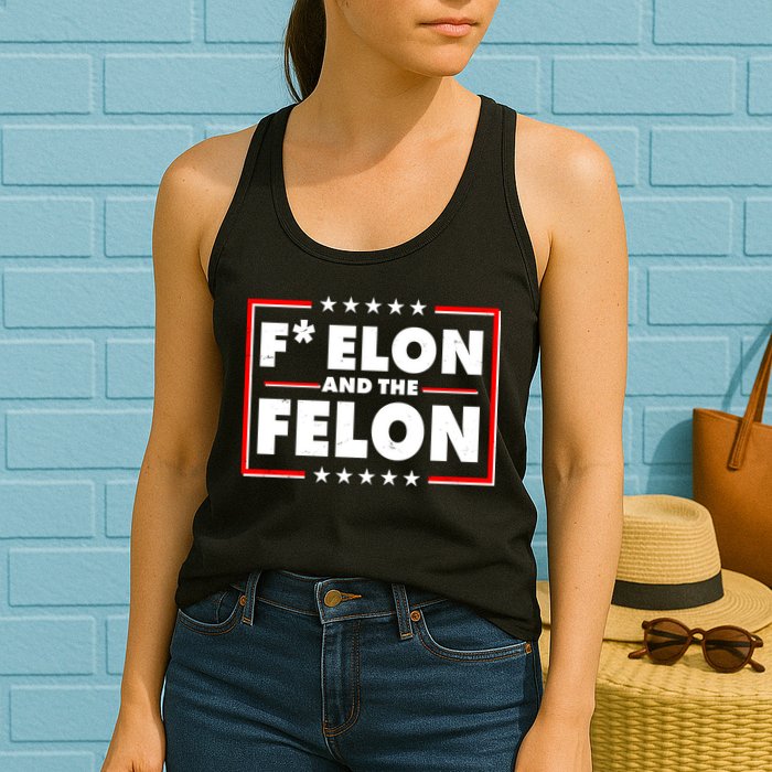 F Elon and the Felon Womens Tank Top