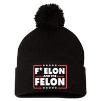 F Elon and the Felon Pom Pom 12in Knit Beanie