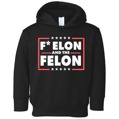 F Elon and the Felon Toddler Hoodie