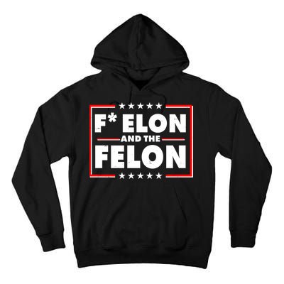 F Elon and the Felon Tall Hoodie