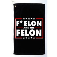 F Elon and the Felon Golf Towel