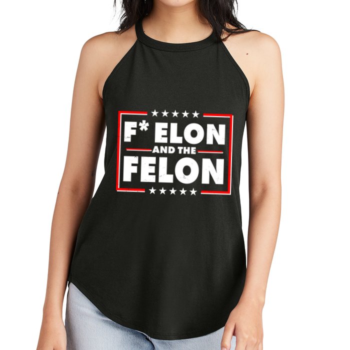 F Elon and the Felon Women's Perfect Tri Rocker Tank