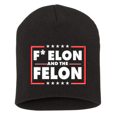 F Elon and the Felon Short Acrylic Beanie