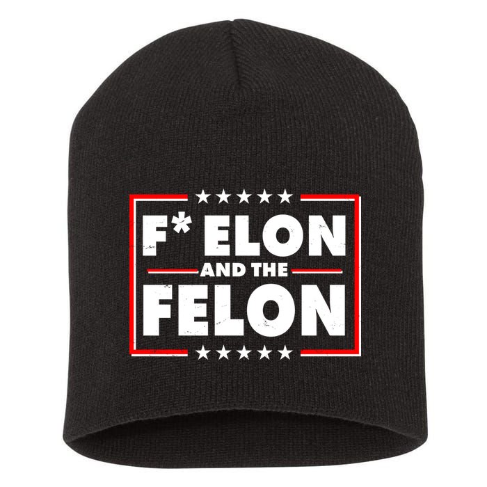 F Elon and the Felon Short Acrylic Beanie