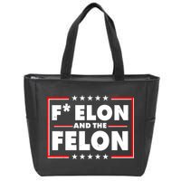 F Elon and the Felon Zip Tote Bag
