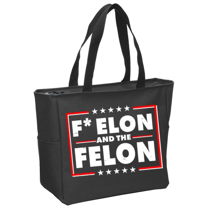 F Elon and the Felon Zip Tote Bag