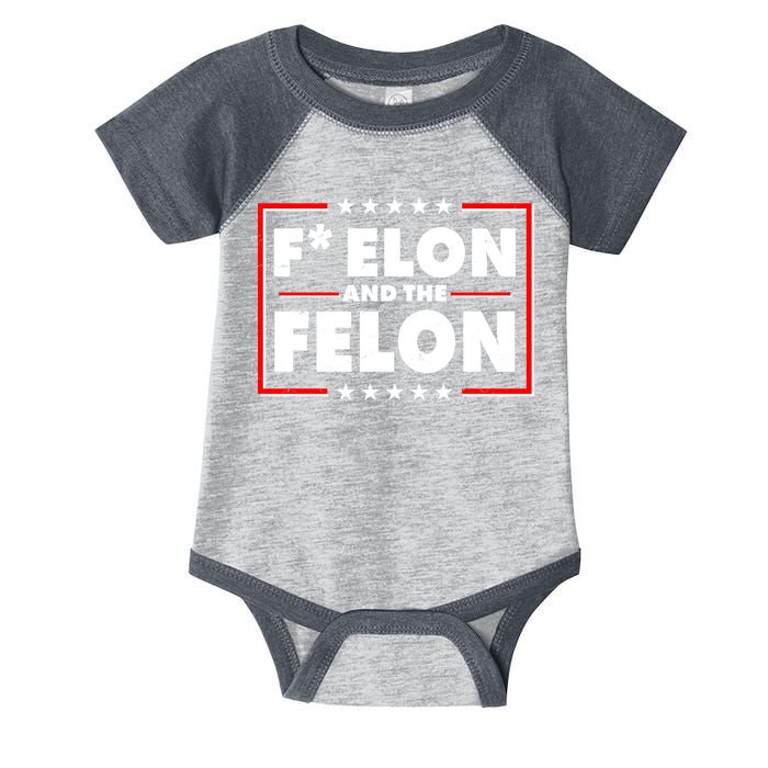 F Elon and the Felon Infant Baby Jersey Bodysuit