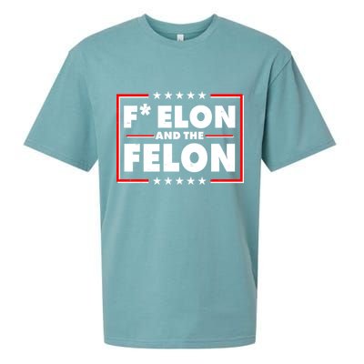 F Elon and the Felon Sueded Cloud Jersey T-Shirt