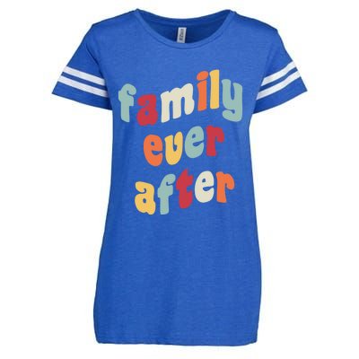 Family Ever After Adoption Gotcha Day Adopted Adopt Adoptee Cool Gift Enza Ladies Jersey Football T-Shirt