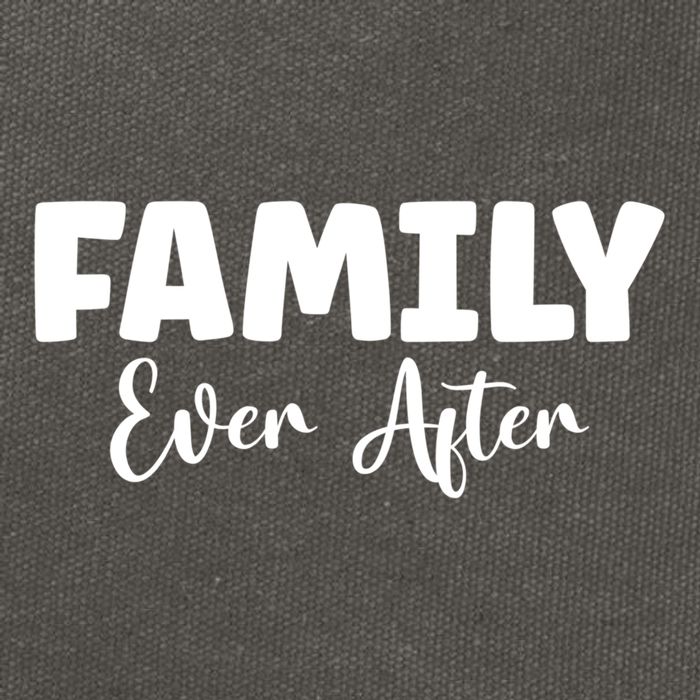 Family Ever After Adoption Gotcha Day Group Funny Gift Cotton Canvas Backpack