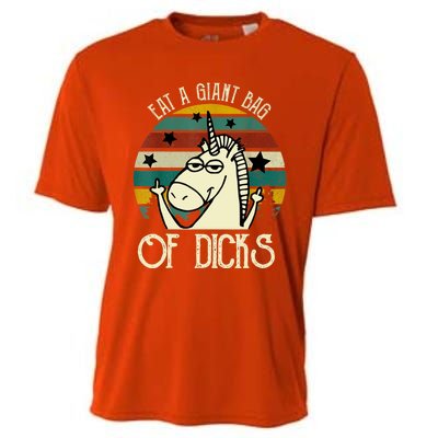 Funny Eat A Bag Of Dicks Gift Cooling Performance Crew T-Shirt