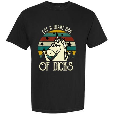 Funny Eat A Bag Of Dicks Gift Garment-Dyed Heavyweight T-Shirt