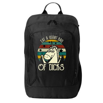 Funny Eat A Bag Of Dicks Gift City Backpack