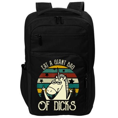 Funny Eat A Bag Of Dicks Gift Impact Tech Backpack