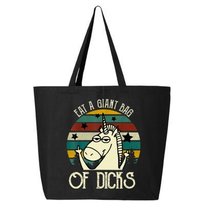 Funny Eat A Bag Of Dicks Gift 25L Jumbo Tote