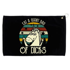 Funny Eat A Bag Of Dicks Gift Grommeted Golf Towel