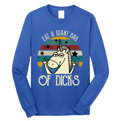 Funny Eat A Bag Of Dicks Gift Long Sleeve Shirt