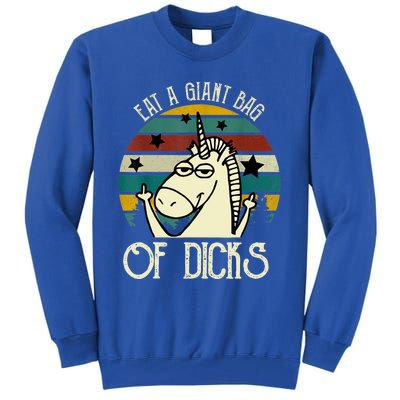 Funny Eat A Bag Of Dicks Gift Tall Sweatshirt