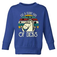 Funny Eat A Bag Of Dicks Gift Toddler Sweatshirt