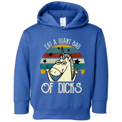 Funny Eat A Bag Of Dicks Gift Toddler Hoodie