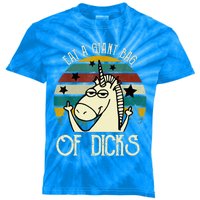 Funny Eat A Bag Of Dicks Gift Kids Tie-Dye T-Shirt