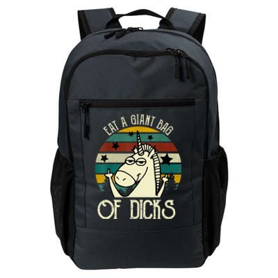 Funny Eat A Bag Of Dicks Gift Daily Commute Backpack