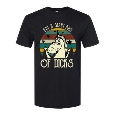 Funny Eat A Bag Of Dicks Gift Softstyle CVC T-Shirt