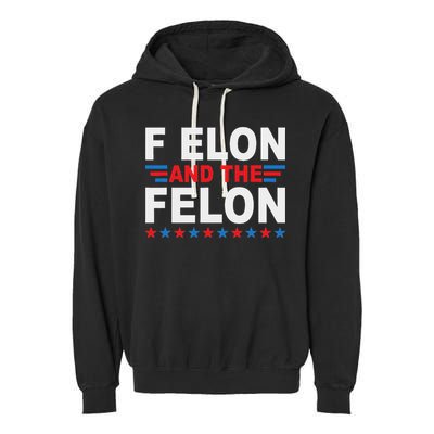 F Elon And The Felon Garment-Dyed Fleece Hoodie