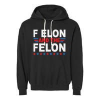 F Elon And The Felon Garment-Dyed Fleece Hoodie
