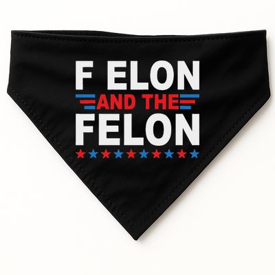 F Elon And The Felon USA-Made Doggie Bandana