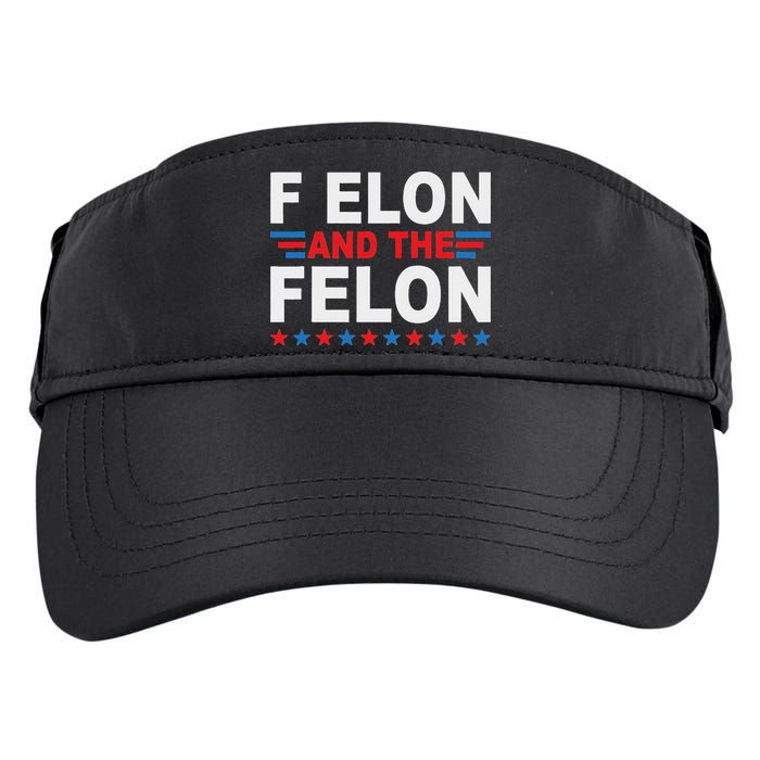 F Elon And The Felon Adult Drive Performance Visor