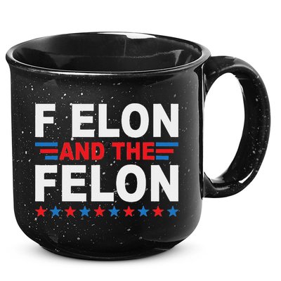 F Elon And The Felon 15oz Campfire Ceramic Mug