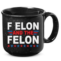 F Elon And The Felon 15oz Campfire Ceramic Mug