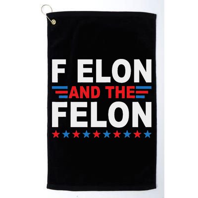 F Elon And The Felon Golf Towel