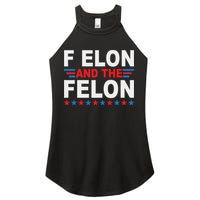 F Elon And The Felon Women's Perfect Tri Rocker Tank