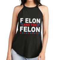 F Elon And The Felon Women's Perfect Tri Rocker Tank