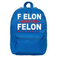 F Elon And The Felon 16 in Basic Backpack